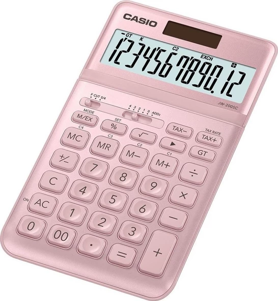 Casio Jw-200Sc-Pk Masa Tipi 12 Hane Hesap Makinesi ürün görseli 1