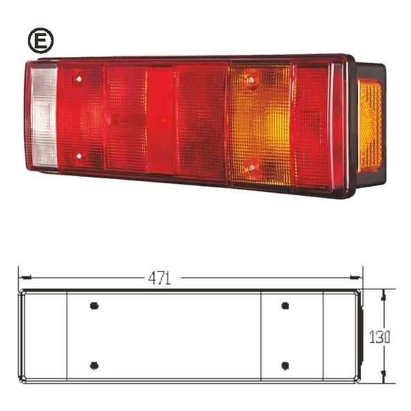 Dorse Tır Stop Cam 326030-C - 326030-C - Resim 2