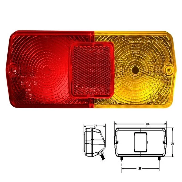 Arka Stop Camı Y.M. Mf 240 - 285 - 712217-C - Resim 2