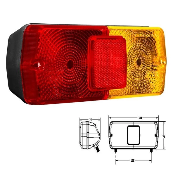 Arka Stop Lambası Sol 240-285 - 712217-LH - Resim 3