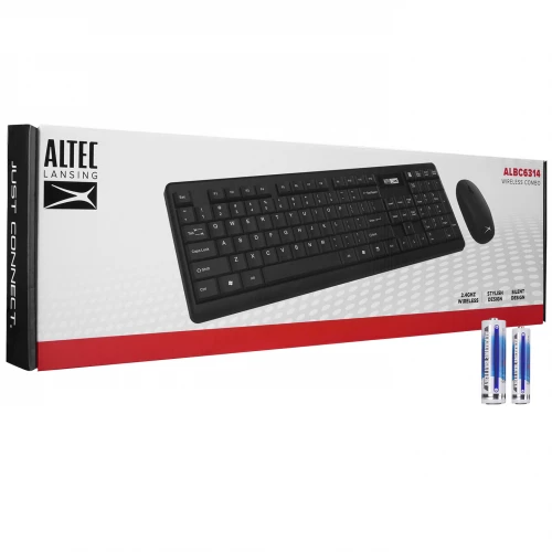 Kablosuz Klavye Mouse Seti Altec Lansing ALBC6314 Siyah ürün görseli 1
