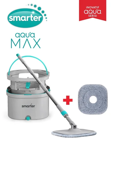 SMARTER AQUA MAX TEMİZLİK SETİ + YEDEK MOP ürün görseli 1