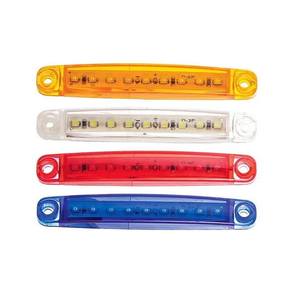 Parmak Lamba 9 Led’li 12V/24V Kırmızı - 53-K ürün görseli 1