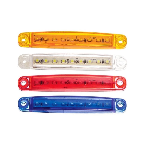 Parmak Lamba 9 Led’li 12V/24V Sarı - 53-S ürün görseli 1