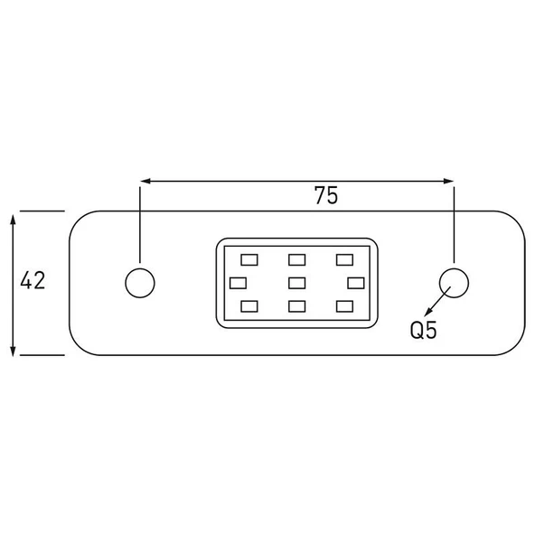 Universal 9 ledli Dekor Lamba Kırmızı - 61-K - Resim 2