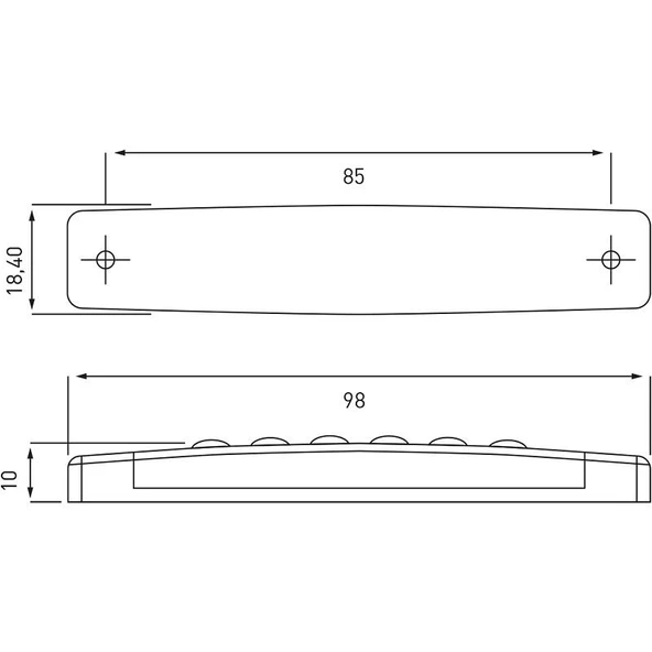 Ledli Parmak Lamba Camlı Sarı - 62-S - Resim 2
