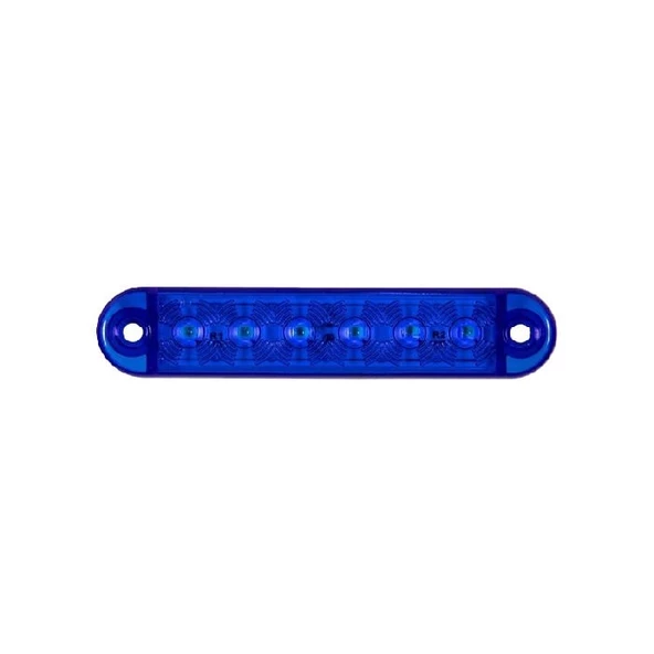 Parmak Lamba 6 Led'Li 100Mm 12V-24V Mavi - FR0173-B ürün görseli 1