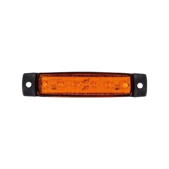 Parmak Lamba 6 Led'Li 92Mm 12V-24V Sarı - FR0172-Y ürün görseli 1