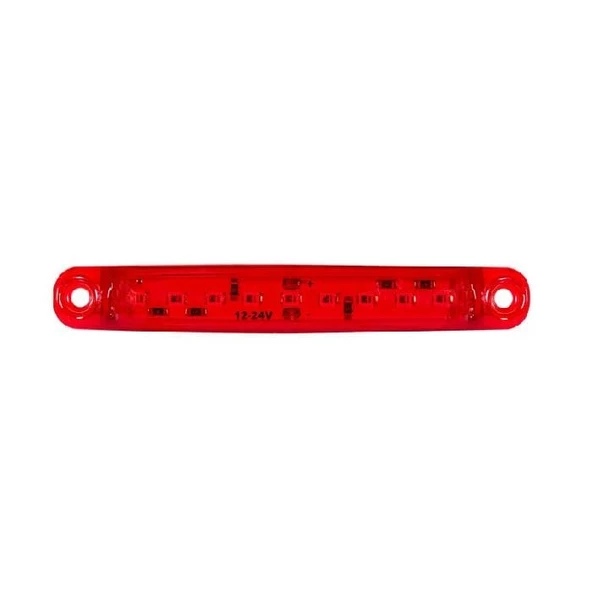 Parmak Lamba 9 Led'Li 98Mm 12V-24V Kırmızı - FR0176-R ürün görseli 1