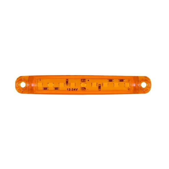 Parmak Lamba 9 Led'Li 98Mm 12V-24V Sarı - FR0176-Y ürün görseli 1