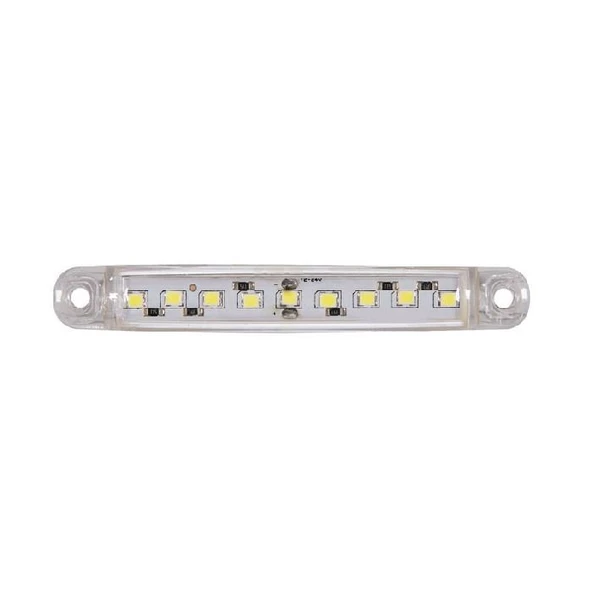 Parmak Lamba 9 Led'Li 98Mm 12V-24V Beyaz - FR0176-W ürün görseli 1