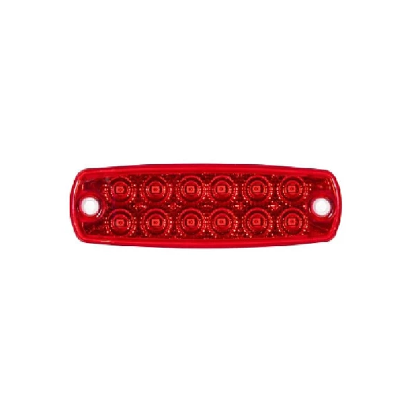 Animasyonlu Lamba 12 Led'Li 115Mm 12V-24V Kırmızı - FR1178-R ürün görseli 1