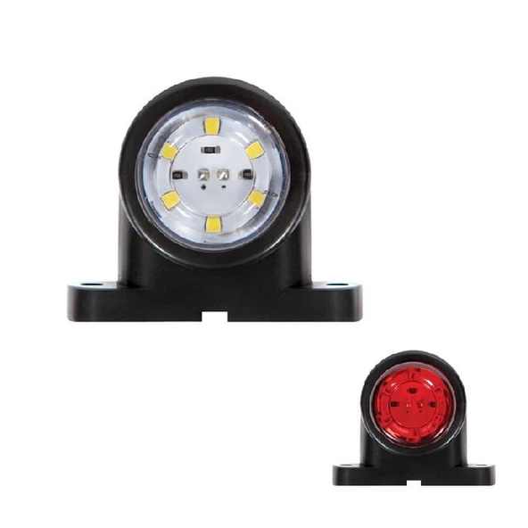Mini Star Lamba 12 Led'Li 50Mm 12V-24V Beyaz - Kırmızı - FR0105-WR ürün görseli 1