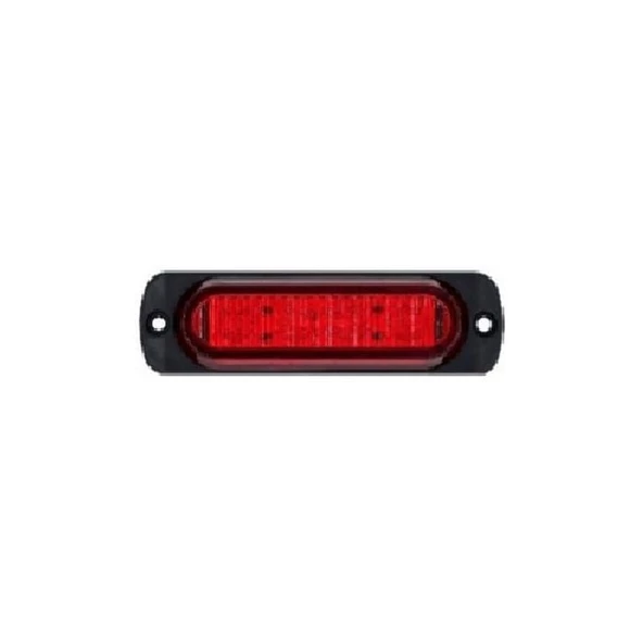 Animasyonlu Lamba Mercekli Cam 4 Led'Li Kırmızı - FR1271-R ürün görseli 1