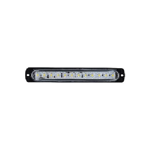 Animasyonlu Lamba Mercekli Cam Uzun 12 Led'Li 12V-24V Beyaz - FR1279-W ürün görseli 1