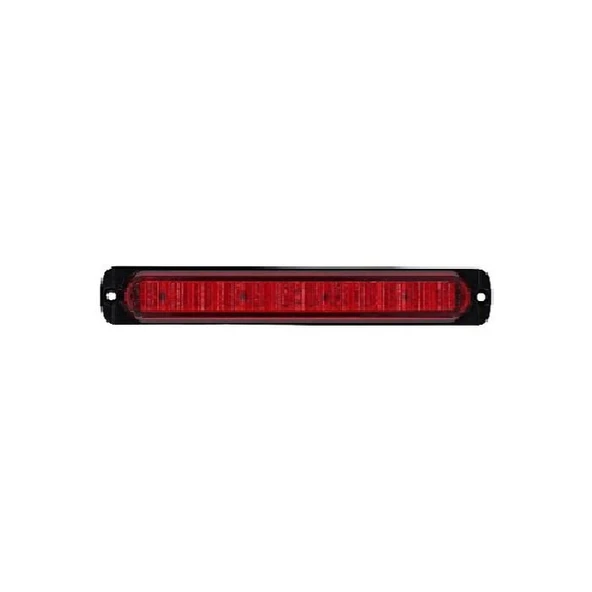 Animasyonlu Lamba Mercekli Cam Uzun 12 Led'Li 12V-24V Kırmızı - FR1279-R ürün görseli 1