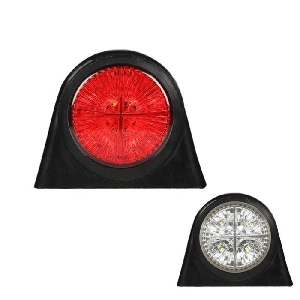 Takoz Lamba 8 Led'Li 70Mm 24V Beyaz - Kırmızı - FR0109-WR ürün görseli 1