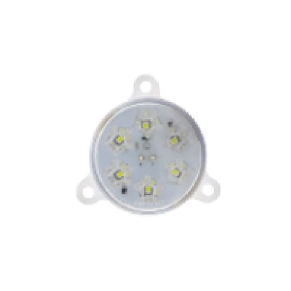 Yuvarlak Stop Lamba 6 Ledli Küçük Beyaz - FR0311-W ürün görseli 1