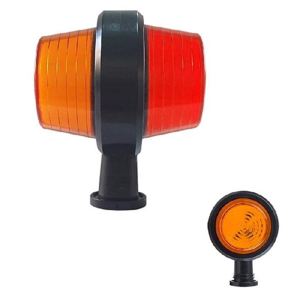 Ayna Altı Küpe Neon 18 Led'Li 105Mm 12V-24V Sarı - Kırmızı - FR0336-YR ürün görseli 1