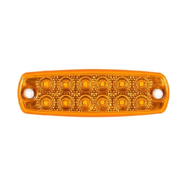 Pro Side Marker Lamba 12 Led'Li 115Mm 12V-24V Sarı - FR0178-Y ürün görseli 1