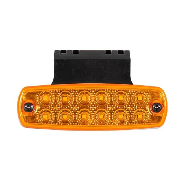 Pro Side Marker Lamba Braketli 12 Led'Li 115Mm 12V-24V Sarı - FR0177-Y ürün görseli 1