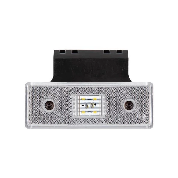 Side Marker Lamba Braketli 4 Led'Li 109Mm 12V-24V Beyaz - FR0183-W ürün görseli 1