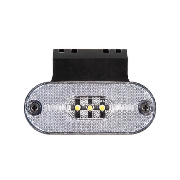 Oval Lamba Braketli 3 Led'Li 106Mm 12V-24V Beyaz - FR0181-W ürün görseli 1