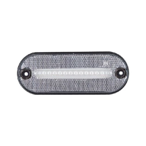 Oval İşaret Lamba Neon 12 Led'Li 118Mm 12V-24V Beyaz - FR0186-W ürün görseli 1