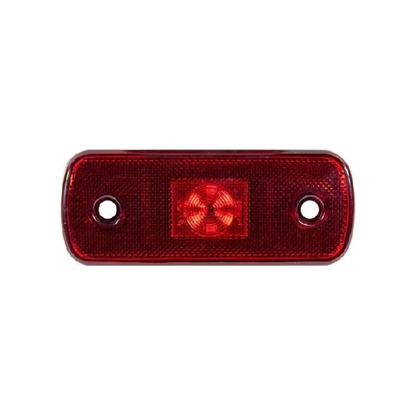 Yan İşaret Lamba 6 Led'Li 108Mm 12V-24V Kırmızı - FR0188-R ürün görseli 1