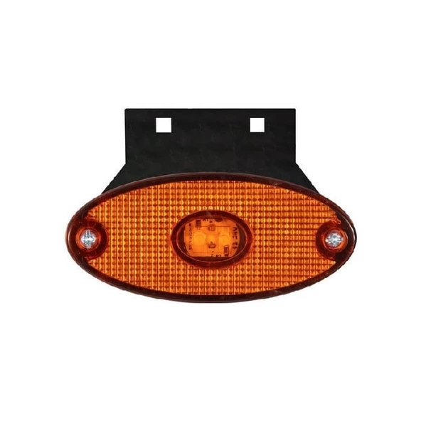 Dorse İşaret Lamba Braketli 2 Led'Li 100Mm 12V-24V Sarı - FR0185-Y ürün görseli 1