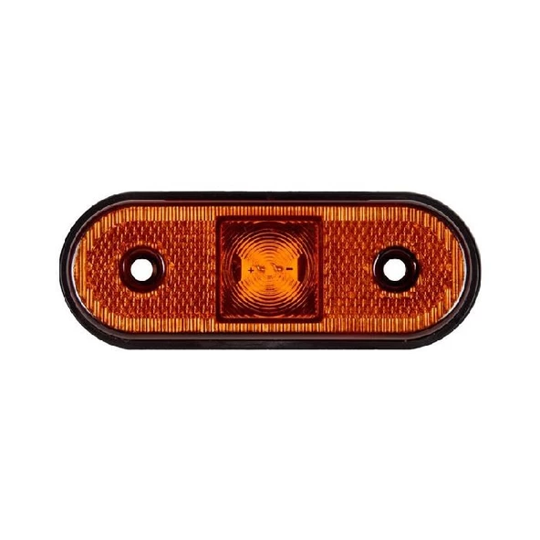 Oval İşaret Lamba 4 Led'Li 115Mm 12V-24V Sarı - FR0192-Y ürün görseli 1
