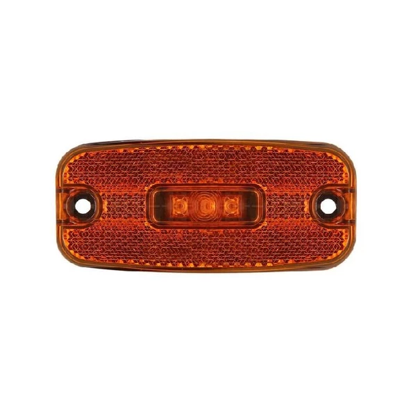 Euro Yan İşaret Lamba 3 Led'Li 110Mm 12V-24V Sarı - FR0198-Y ürün görseli 1