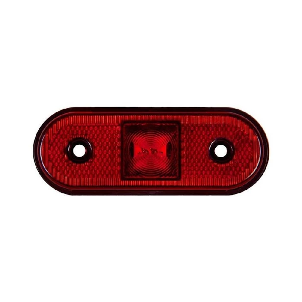 Oval İşaret Lamba 4 Led'Li 115Mm 12V-24V Kırmızı - FR0192-R ürün görseli 1