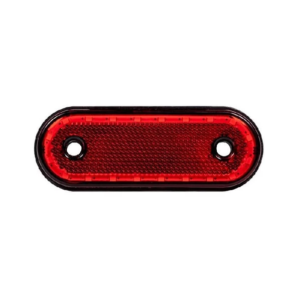 Oval Yan İşaret Lamba 20 Led'Li 115Mm 12V-24V Kırmızı - FR0292-R ürün görseli 1