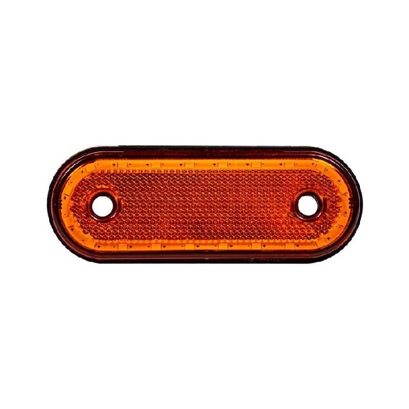 Oval Yan İşaret Lamba 20 Led'Li 115Mm 12V-24V Sarı - FR0292-Y ürün görseli 1