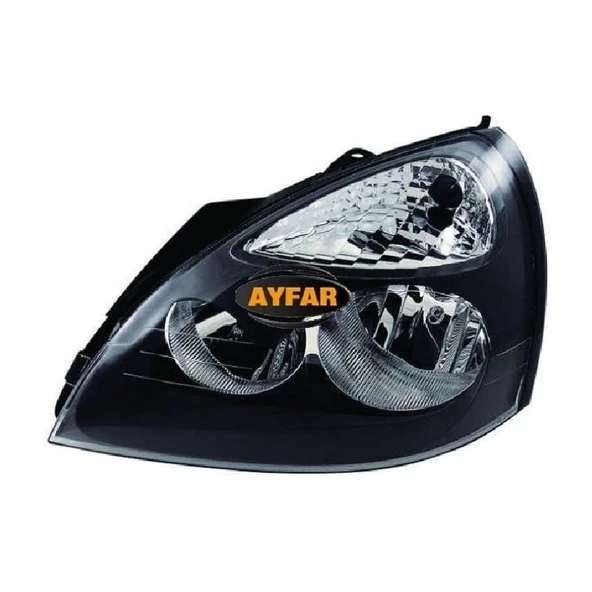 Renault Clio Far Sağ (2001-2005) Siyah Çerçeveli ürün görseli 1