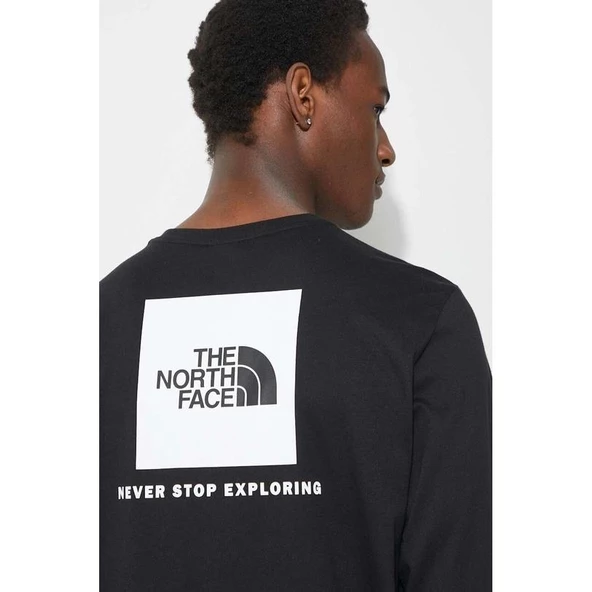 The North Face Erkek L/S BOX NSE Tişört NF0A87NNJK31 ürün görseli 1