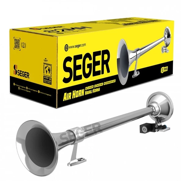 SEGER-82Mh Marin Havalı Korna 12V, Krom Borulu ürün görseli 1