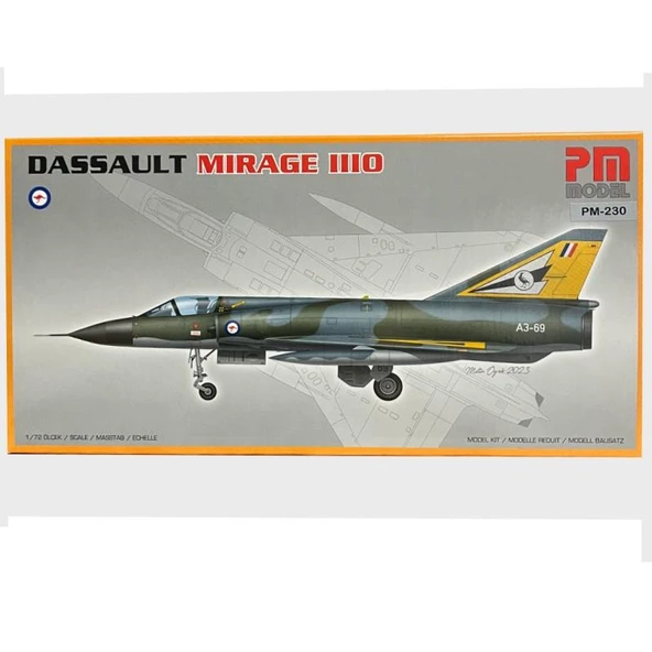 Dassault Mirage iii o Pm Model Avustutala akro tim Demonte Plastik Maket ürün görseli 1
