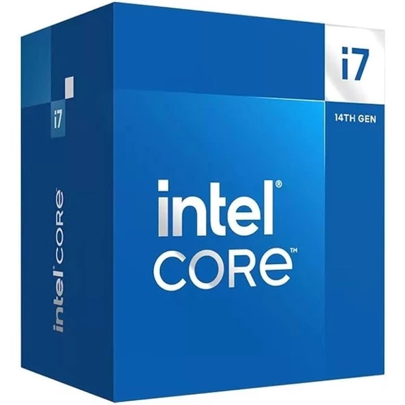 INTEL CORE i7 14700 61MB 12çekirdekli O/B UHD 770 1700p 65w Kutulu+Fanlı ürün görseli 1