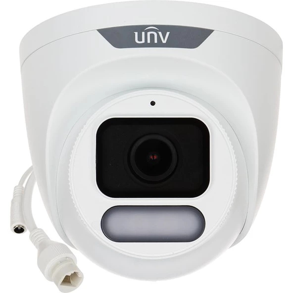 UNV 4MP DOME 2.8MM IPC3624LE-ADF28K-WP 30metre IP Güvenlik Kamerası Wıse-ISP Colorhunter Sesli ürün görseli 1