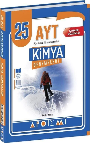 AYT Kimya 25 li Denemeleri Apotemi Yayınları ürün görseli 1