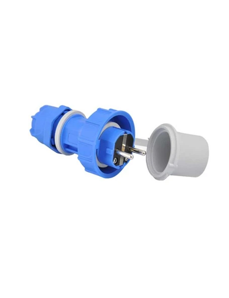 Tp Electric 3101-365-0900 1X16A Düz Fiş IP68 Vidalı ürün görseli 1