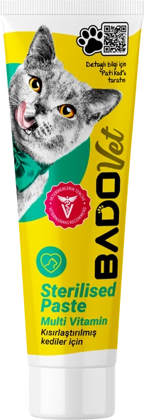 Bado Sterilised Paste Kısırlaştırılmış Kediler İçin Multi Vitamin Paste 100 ML - Resim 2