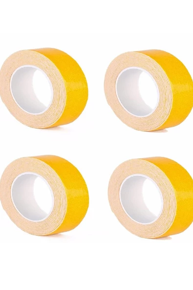 GİZEM SHOP Çift Taraflı Bant 15mmx2m Köpük Bant 4 Adet ürün görseli 1