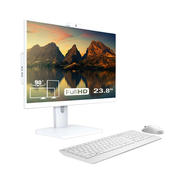 Xaser Xsr679 i5 4440 8GB Ram 128GB SSD 23.8" Webcam + Wifi Pivot All In One Bilgisayar ürün görseli 1
