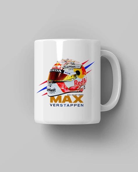 F1 Max Verstappen Kask Kupa Bardak ürün görseli 1