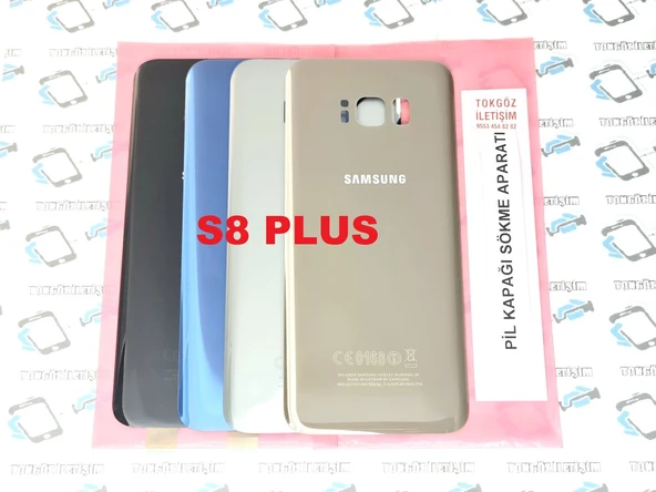 Samsung Galaxy S8 PLUS Arka Pil Batarya Kapağı (CAM) - Resim 2
