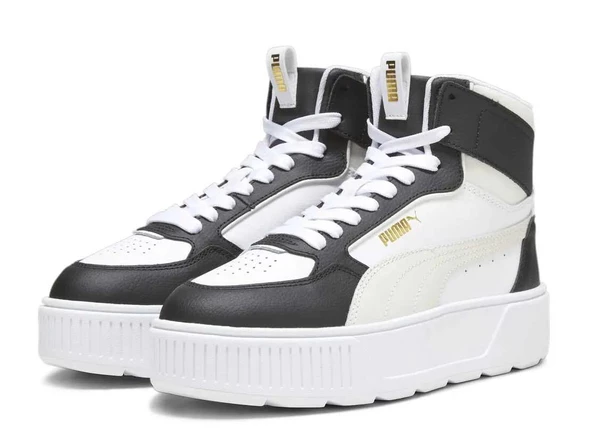 Puma Karmen Rebelle MID Siyah Beyaz Günlük Spor Ayakkabısı ürün görseli 1