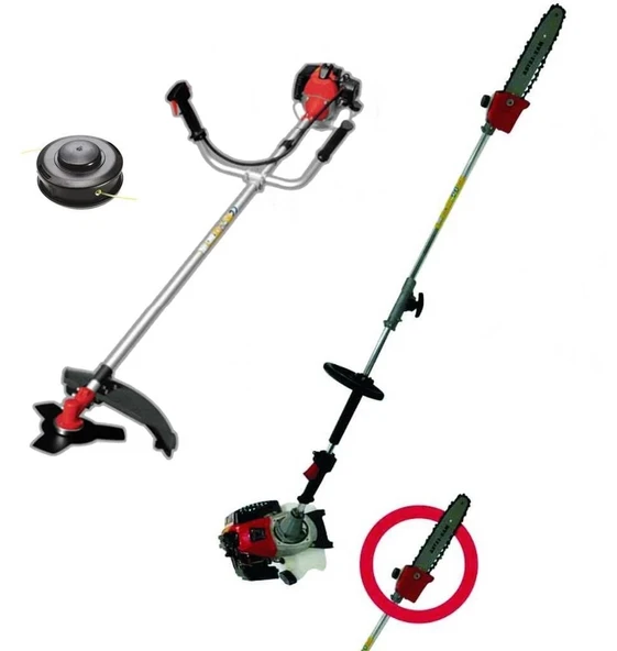 Max-Extra BCB52S Benzinli Yan Tırpan+Yüksek Dal Budama 2 Hp ürün görseli 1